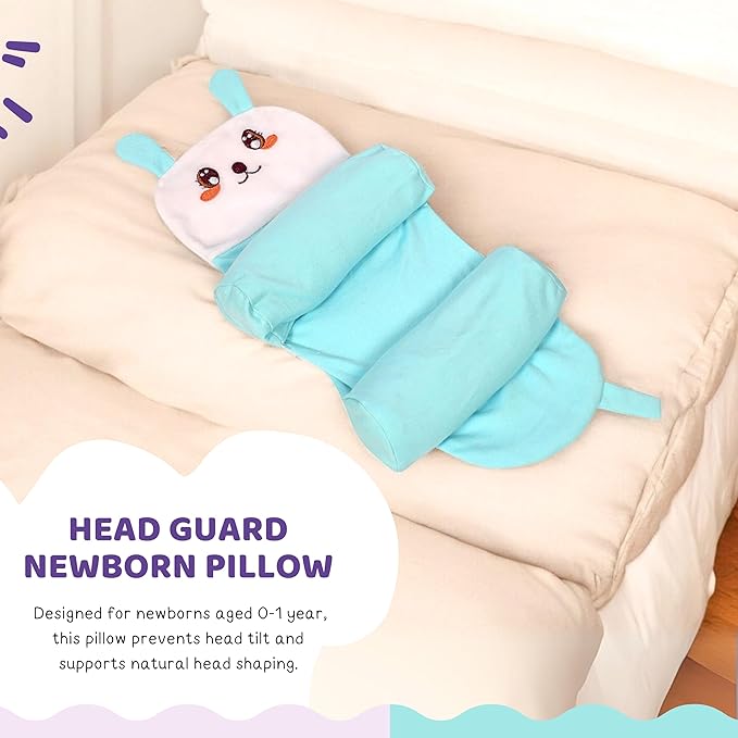 Baby Shaping Head Support Pillow - Assorted Colour