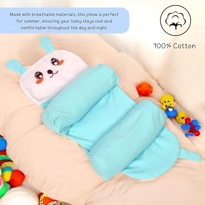 Baby Shaping Head Support Pillow - Assorted Colour